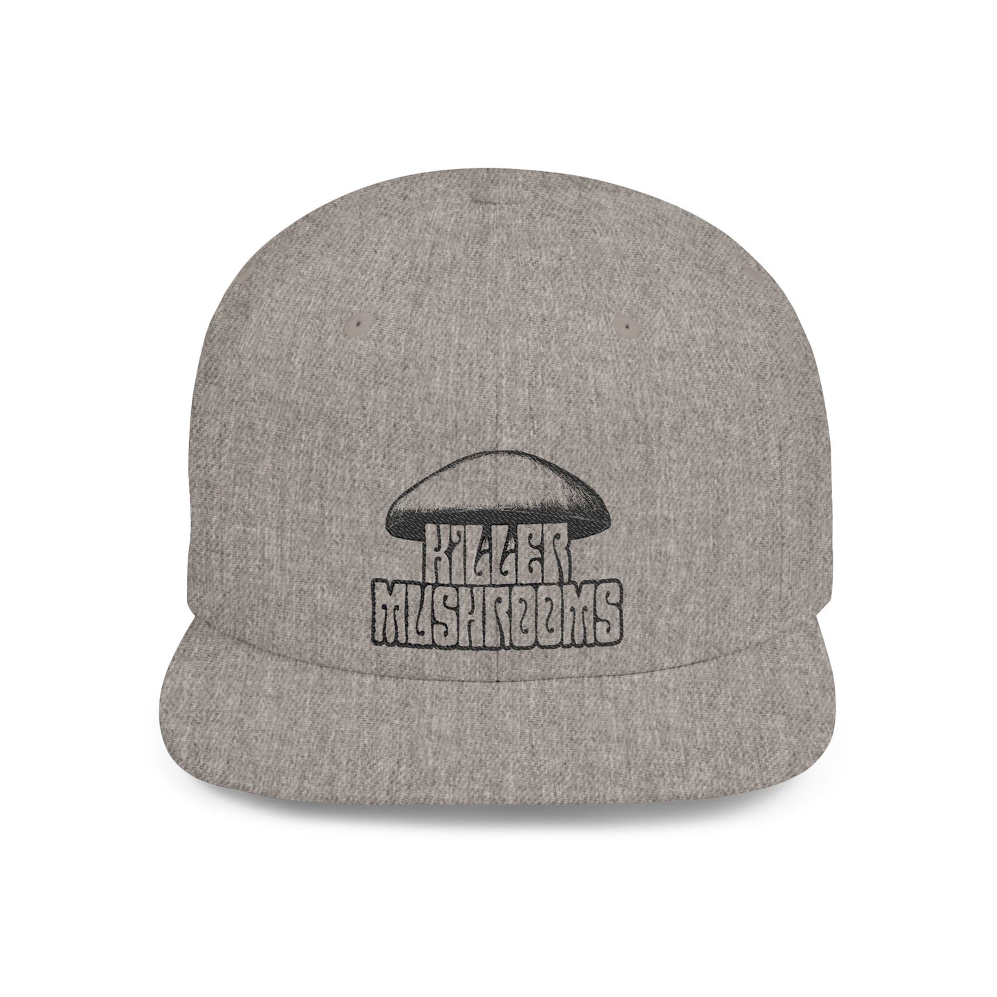 Killer Mushrooms - Flat Bill Snapback Light