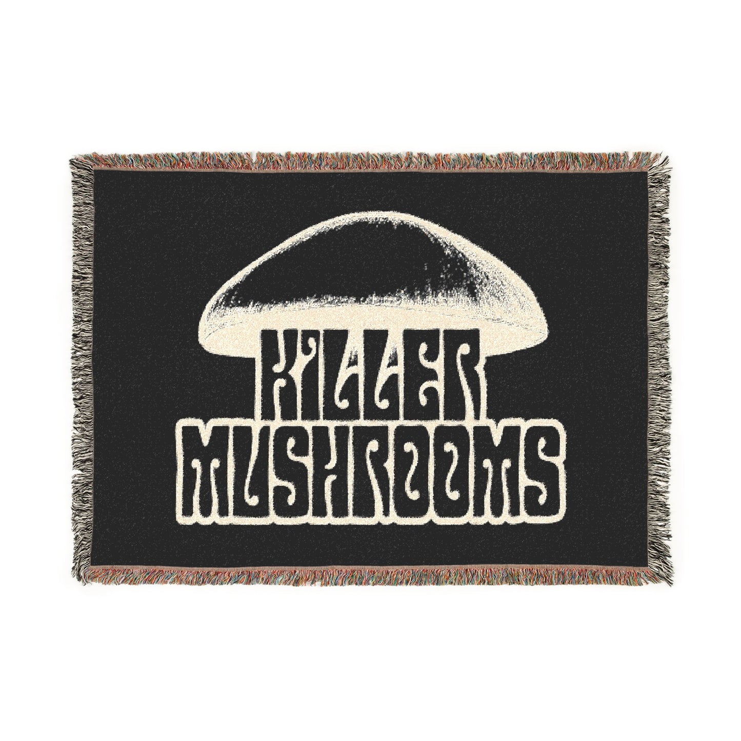 Killer Mushrooms - Woven Blanket