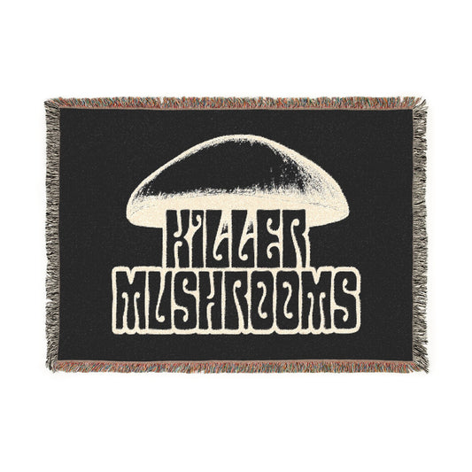 Killer Mushrooms - Woven Blanket
