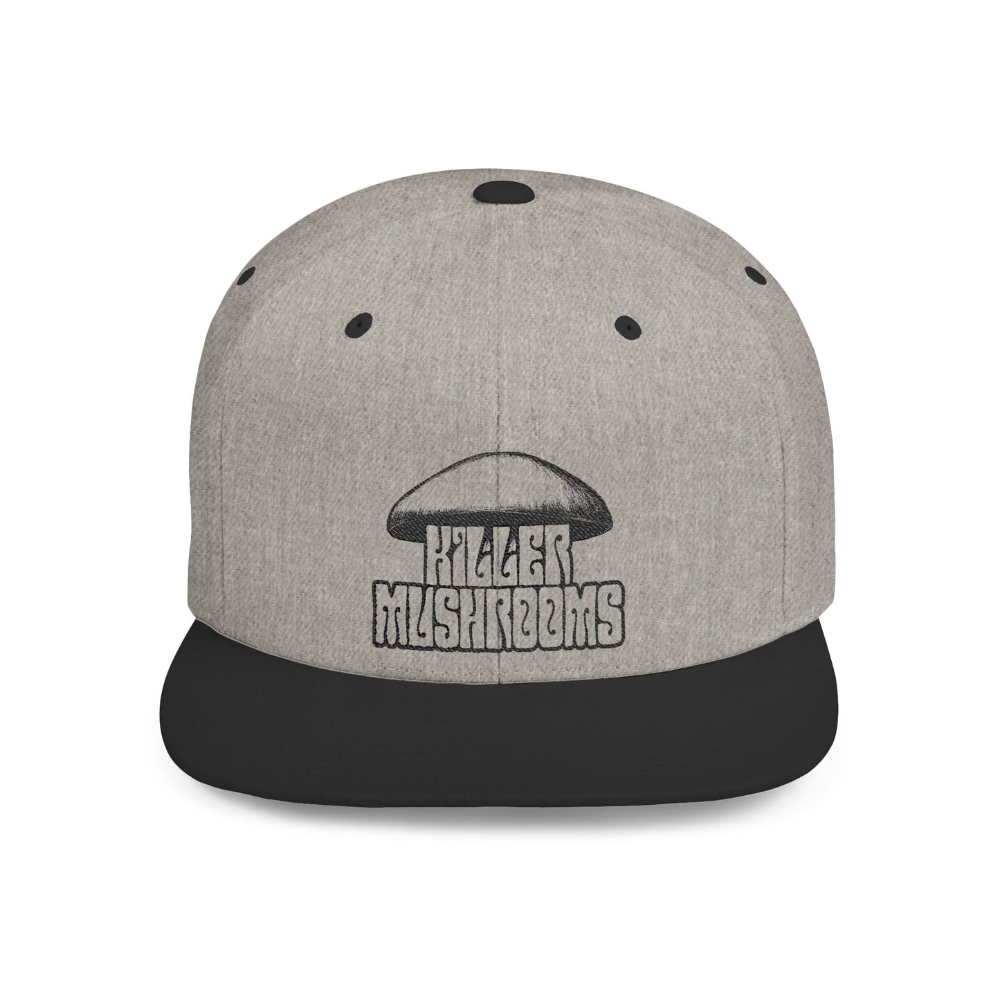 Killer Mushrooms - Flat Bill Snapback Light